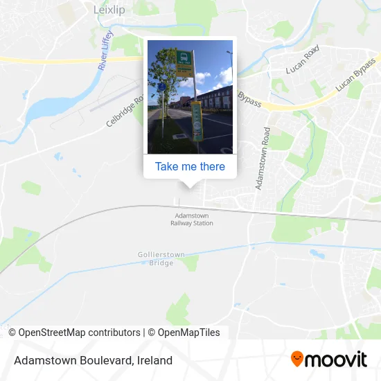 Adamstown Boulevard map