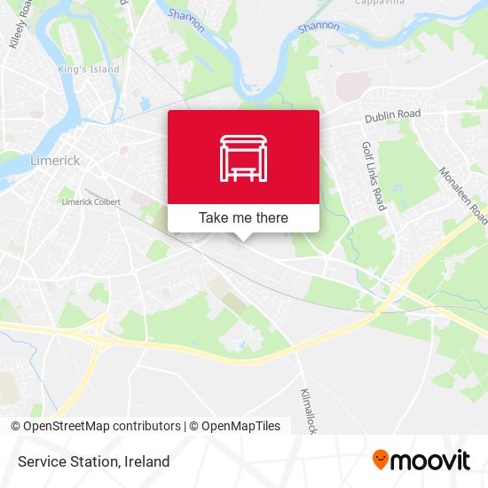 Service Station map