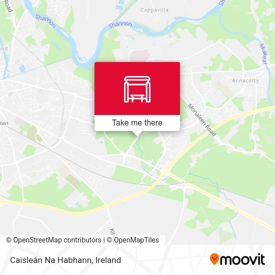 Caisleán Na Habhann map