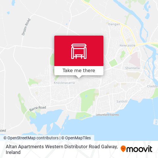 Altan Apartments Western Distributor Road Galway map