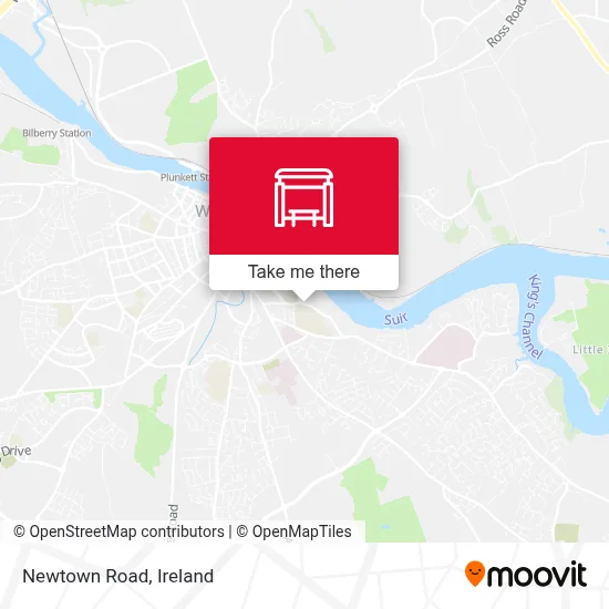 Newtown Road map