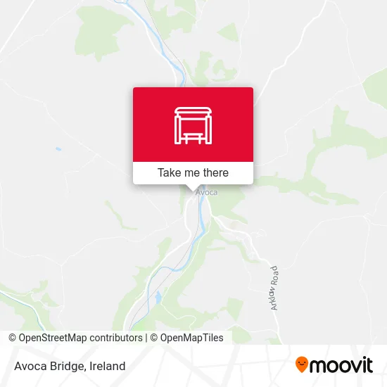 Avoca Bridge map