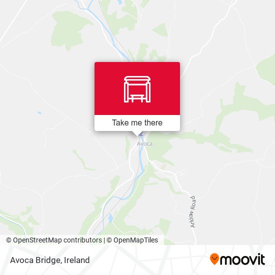 Avoca Bridge map