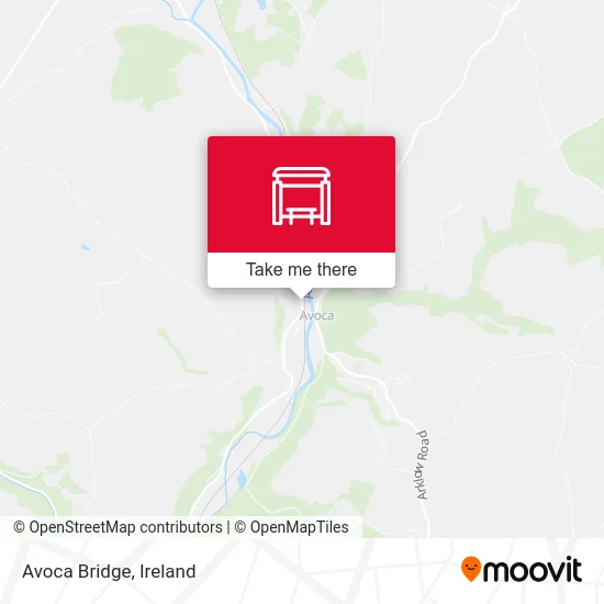 Avoca Bridge map