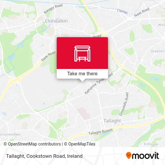 Tallaght, Cookstown Road map