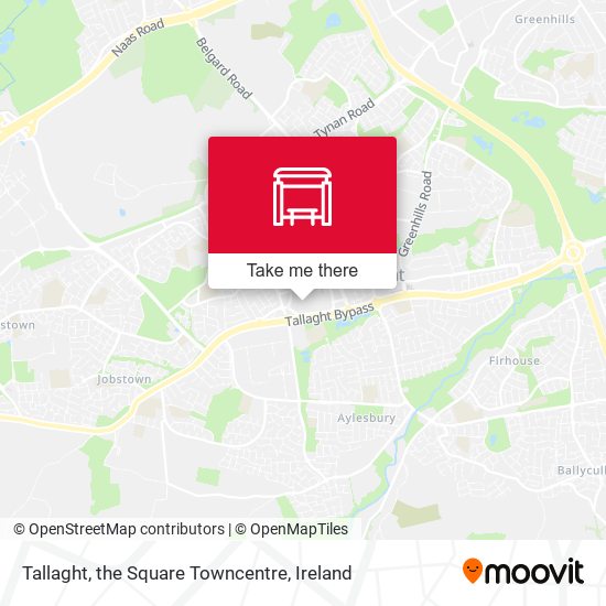 Tallaght, the Square Towncentre map