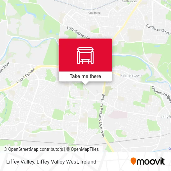 Liffey Valley, Liffey Valley West map