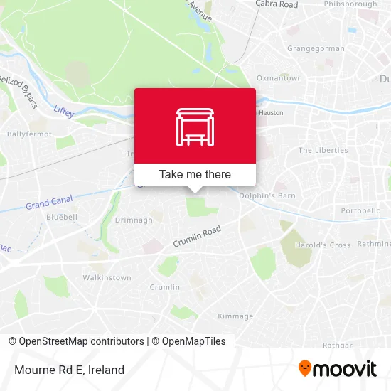 Mourne Rd E map