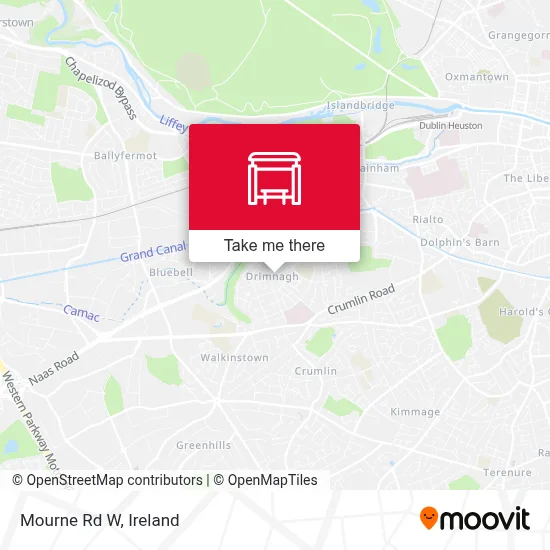 Mourne Rd W map