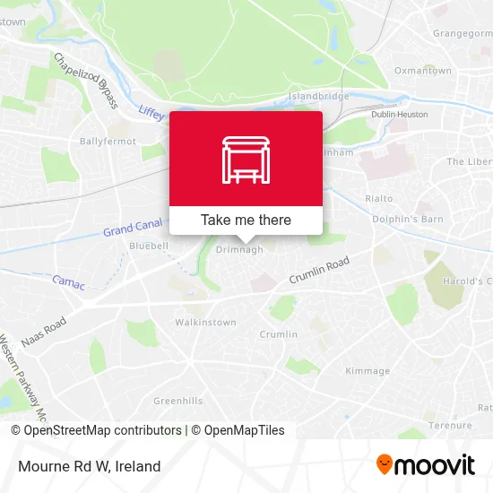 Mourne Rd W map