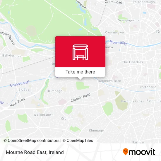 Mourne Road East map