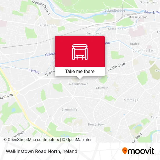 Walkinstown Road North map