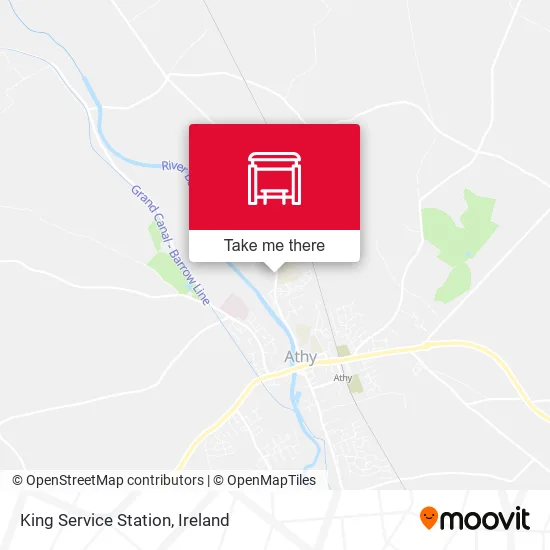 King Service Station map