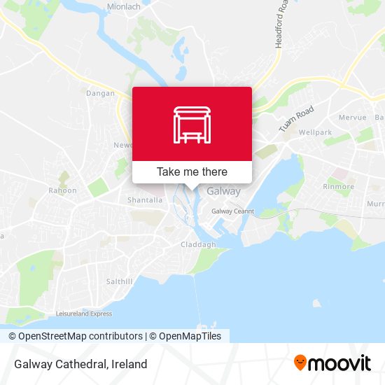 Galway Cathedral map