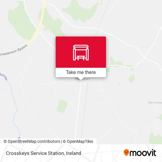 Crosskeys Service Station map