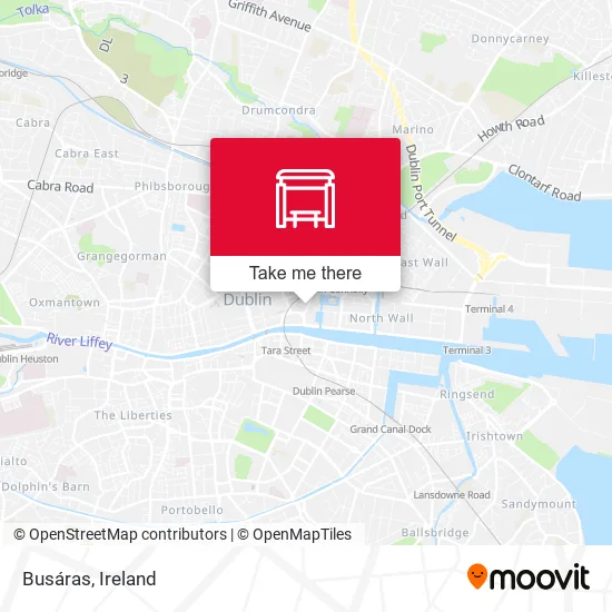 Busáras map