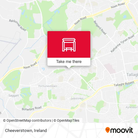 Cheeverstown map