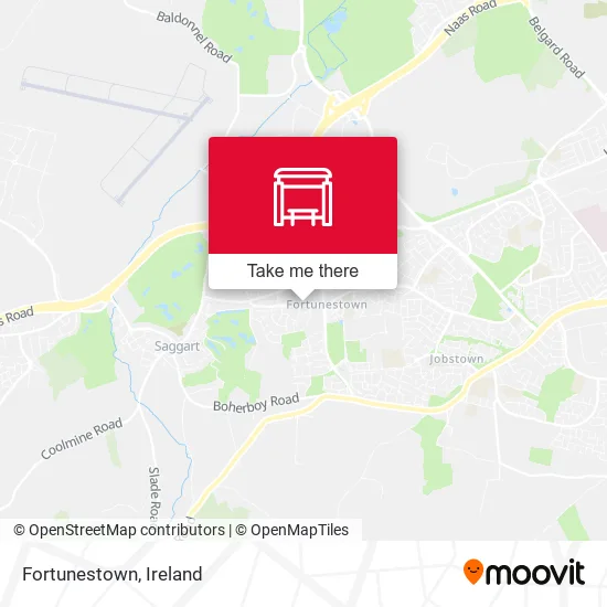 Fortunestown map