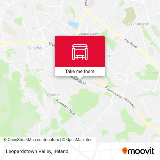 Leopardstown Valley map