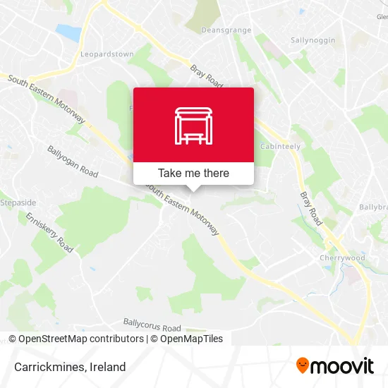 Carrickmines map