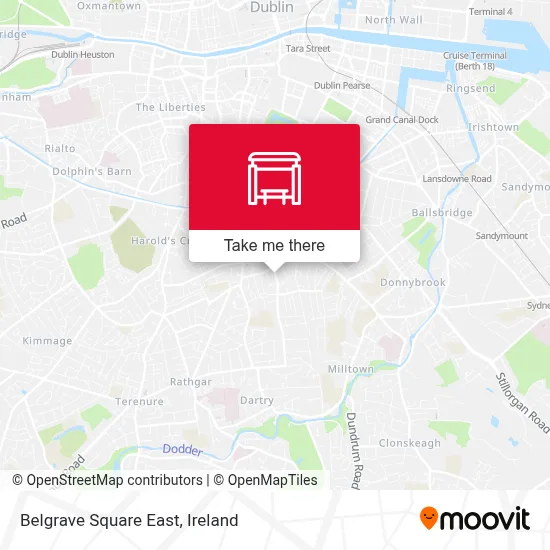 Belgrave Square East map