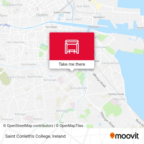 Saint Conleth's College map