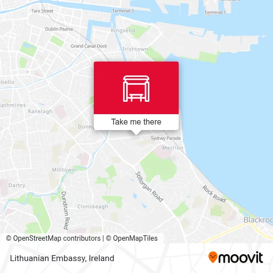 Lithuanian Embassy map