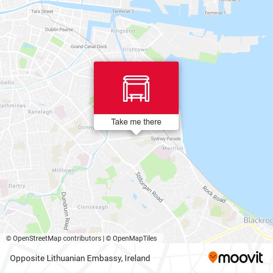 Opposite Lithuanian Embassy map