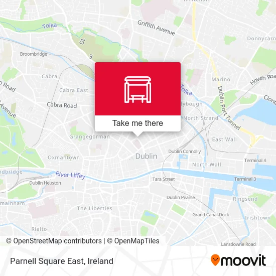 Parnell Square East map