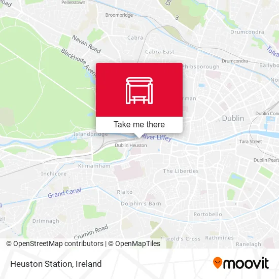 Heuston Station map