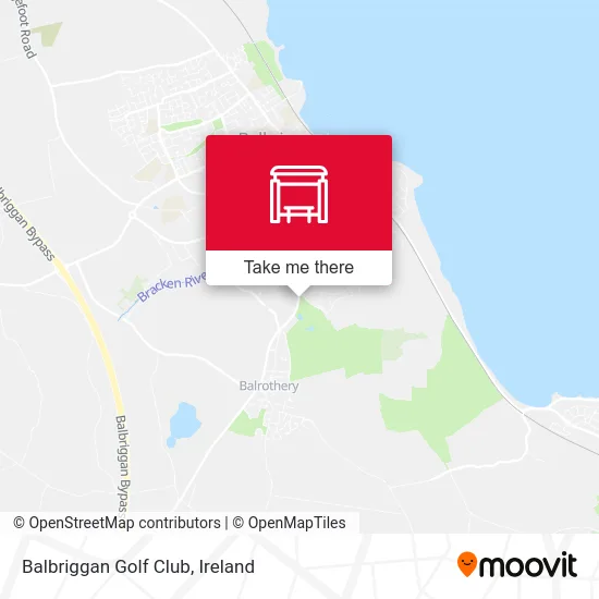 Balbriggan Golf Club map
