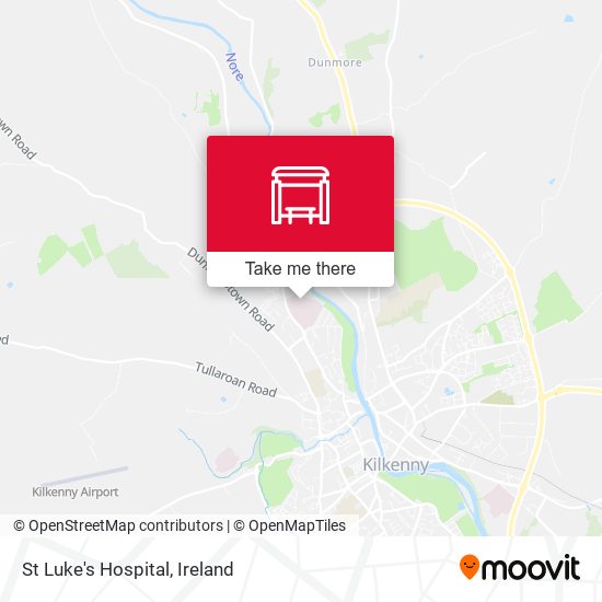 St Luke's Hospital map