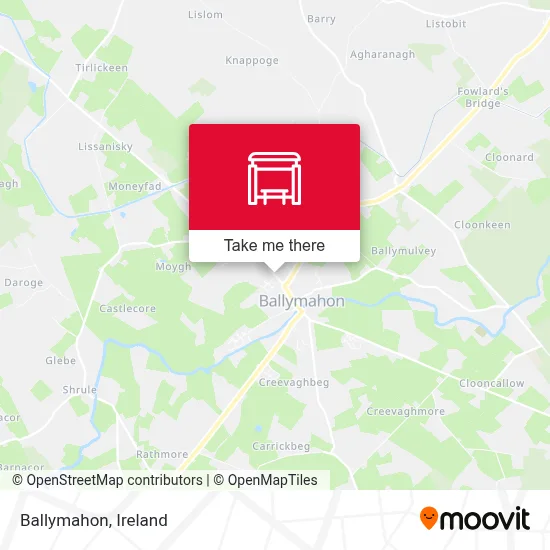 Ballymahon map