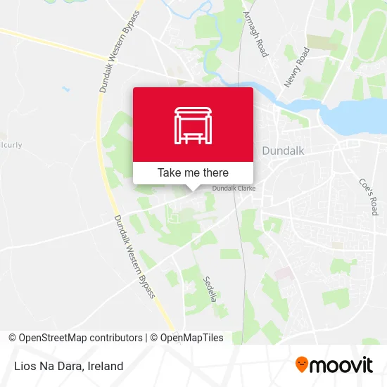 Lios Na Dara map