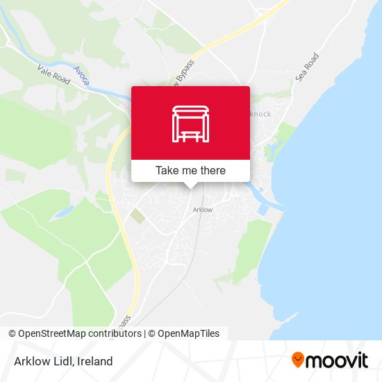 Arklow Lidl map