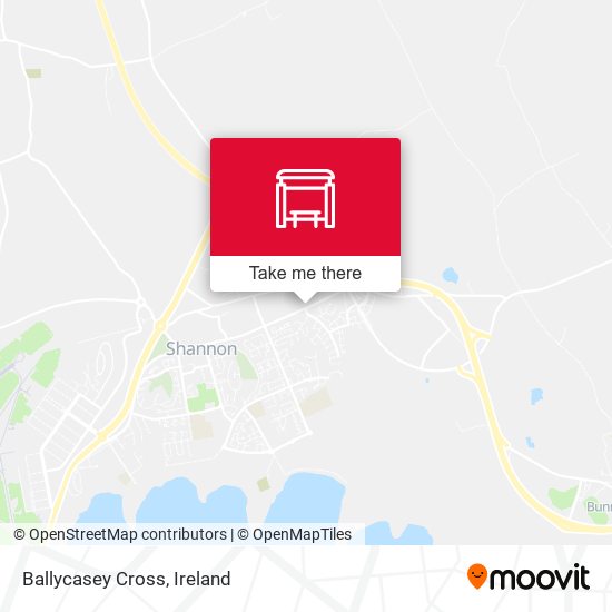 Ballycasey Cross map