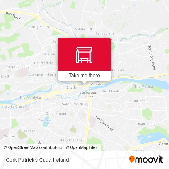 Cork Patrick's Quay map