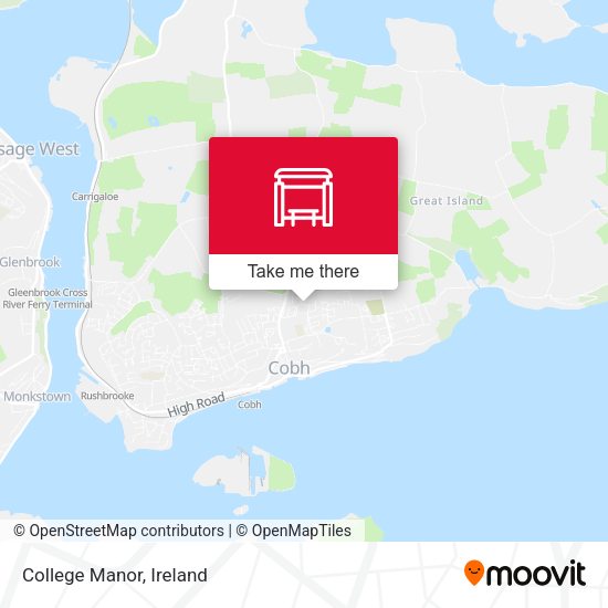 College Manor map
