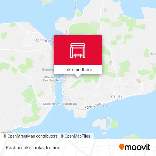 Rushbrooke Links map