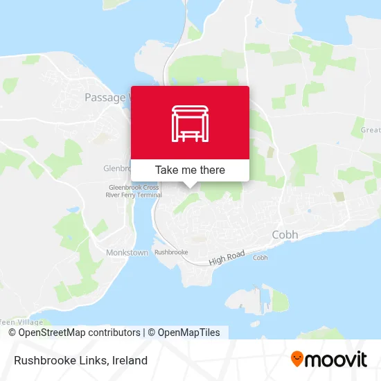 Rushbrooke Links map