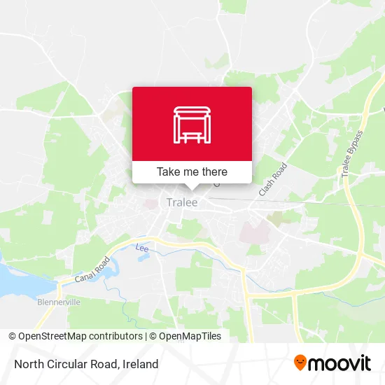North Circular Road map