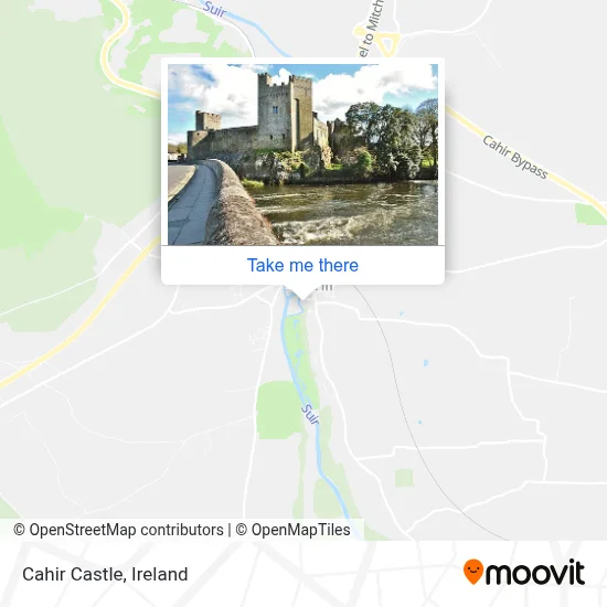 Cahir Castle map