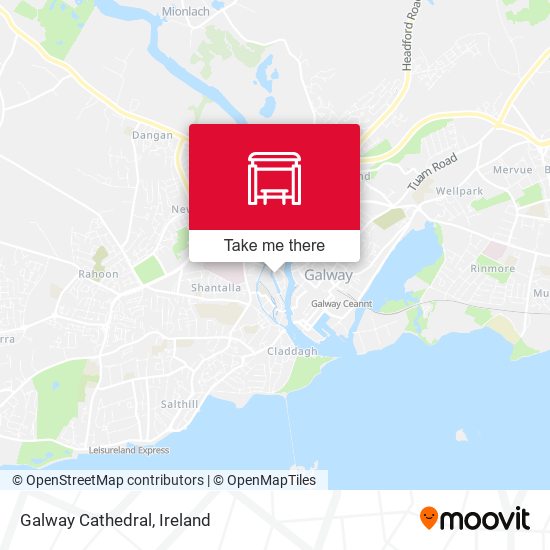 Galway Cathedral map