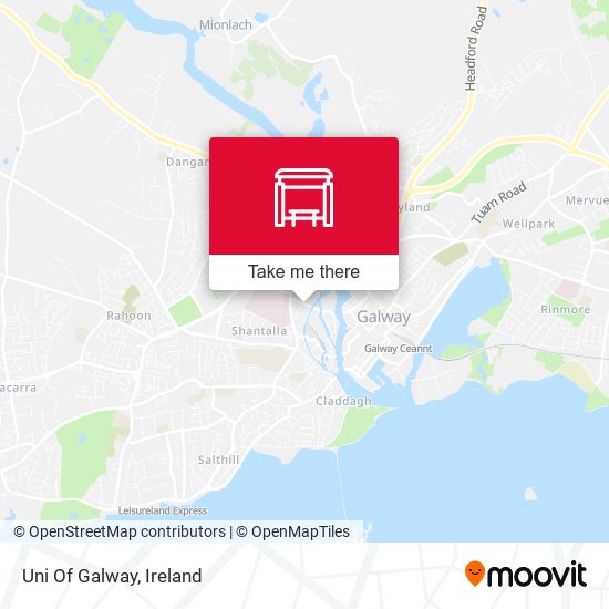 Uni Of Galway map