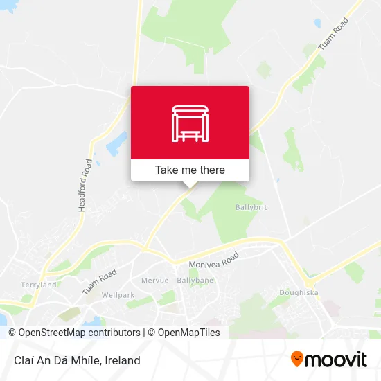 Claí An Dá Mhíle map