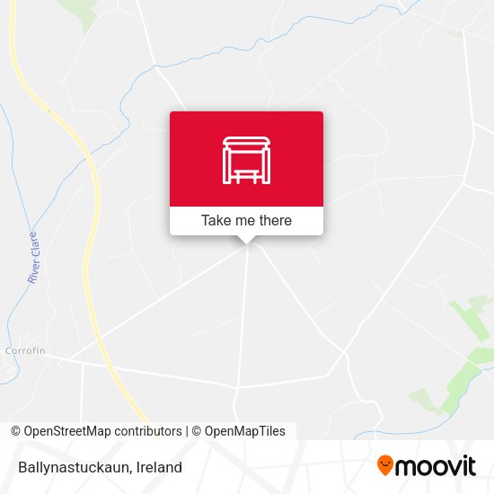 Ballynastuckaun map