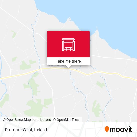 Dromore West map