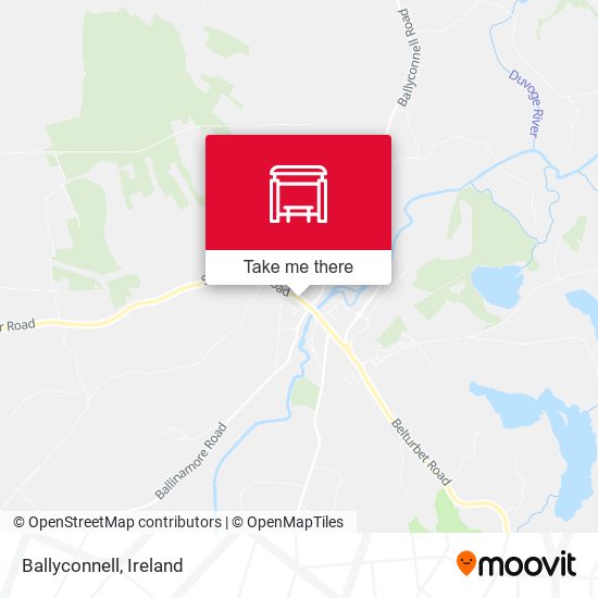 Ballyconnell map