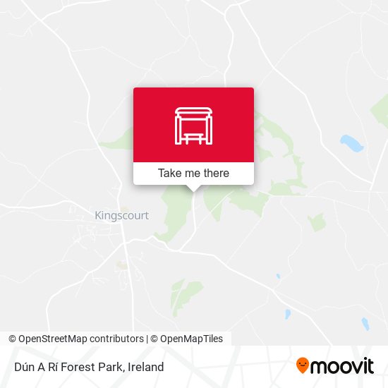Dún A Rí Forest Park map