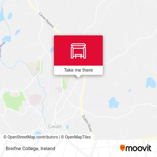 Breifne College map